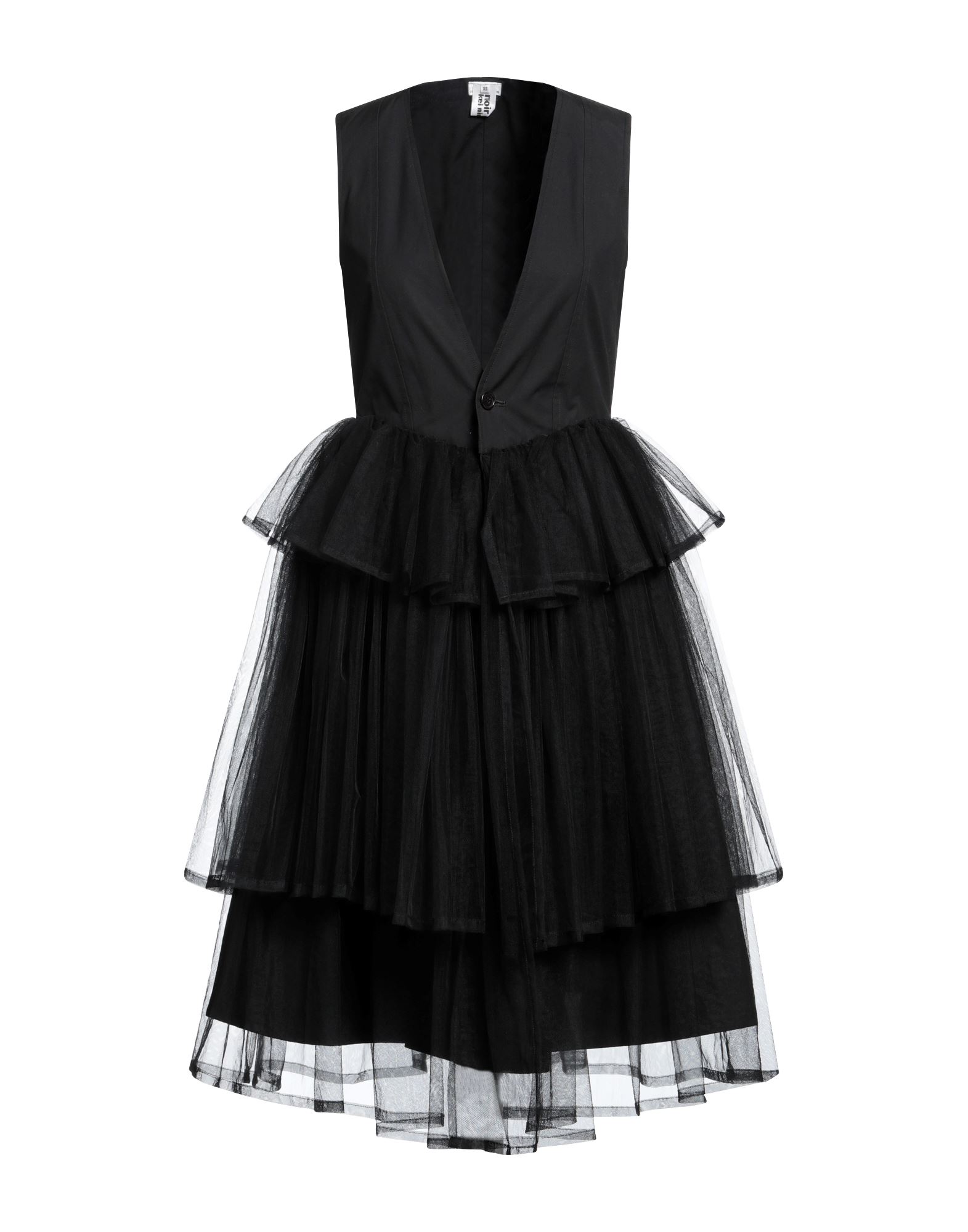 Noir Kei Ninomiya Midi Dresses In Black