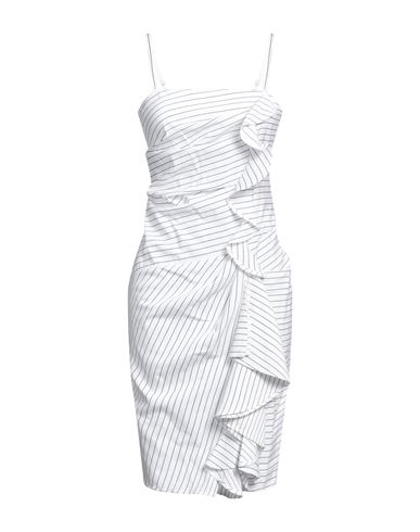 Twenty Easy By Kaos Woman Mini Dress White Size 6 Viscose, Polyester