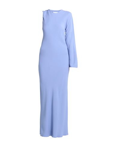 Erika Cavallini Woman Maxi Dress Light Blue Size 4 Viscose, Acetate, Polyester