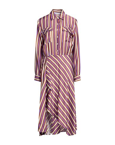 Vestido midi Mujer Morado 40 Mujer