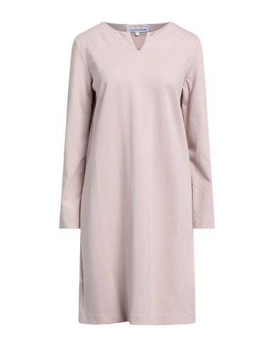 European Culture Woman Mini Dress Blush Size L Viscose, Polyamide, Elastane In Pink