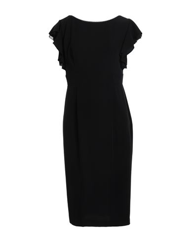 Eda's Edas Woman Midi Dress Black Size 12 Polyester, Elastane