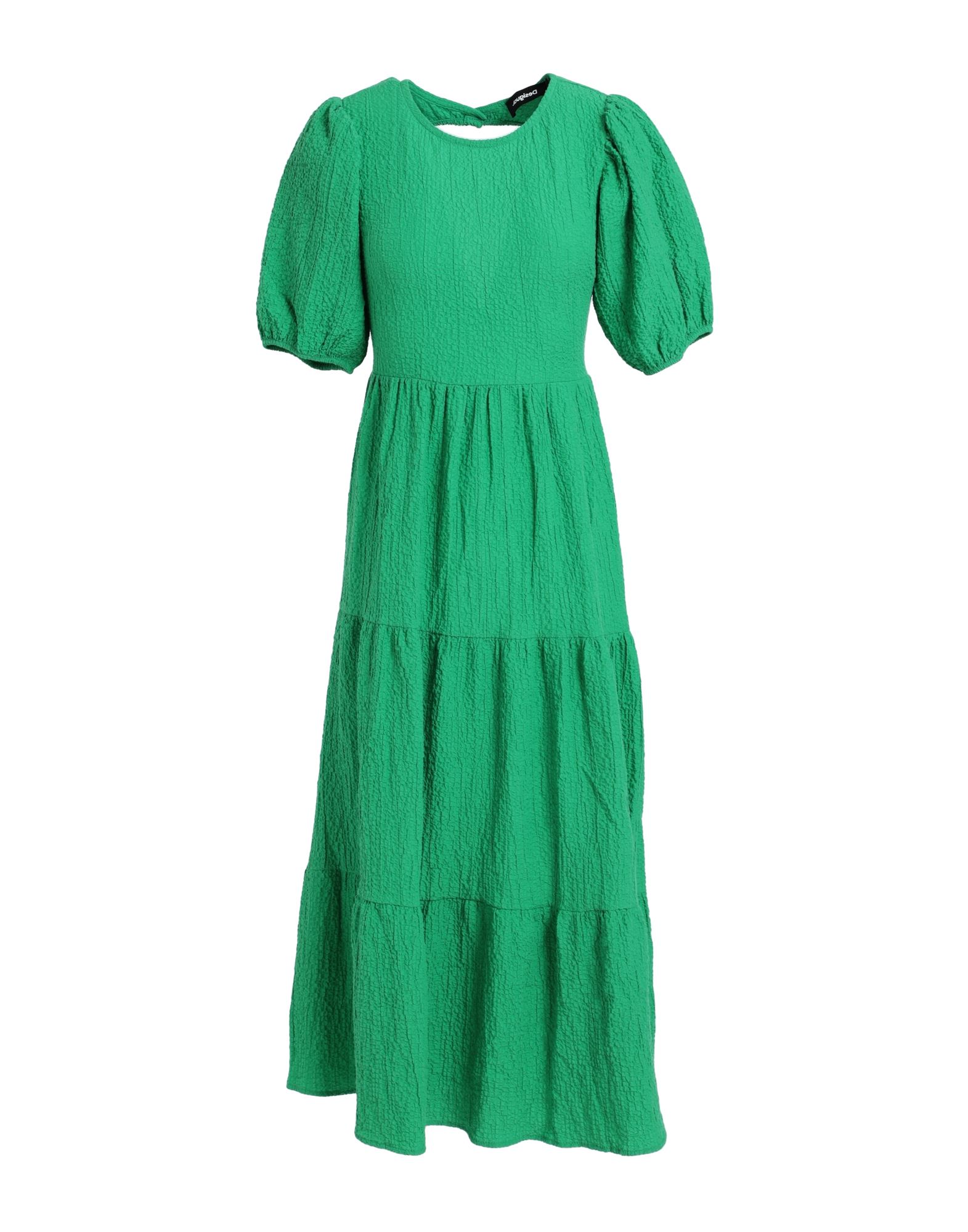 Desigual Midi Dresses In Green