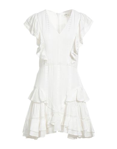 Isabel Marant Étoile Marant Étoile Woman Mini Dress White Size 4 Cotton, Viscose
