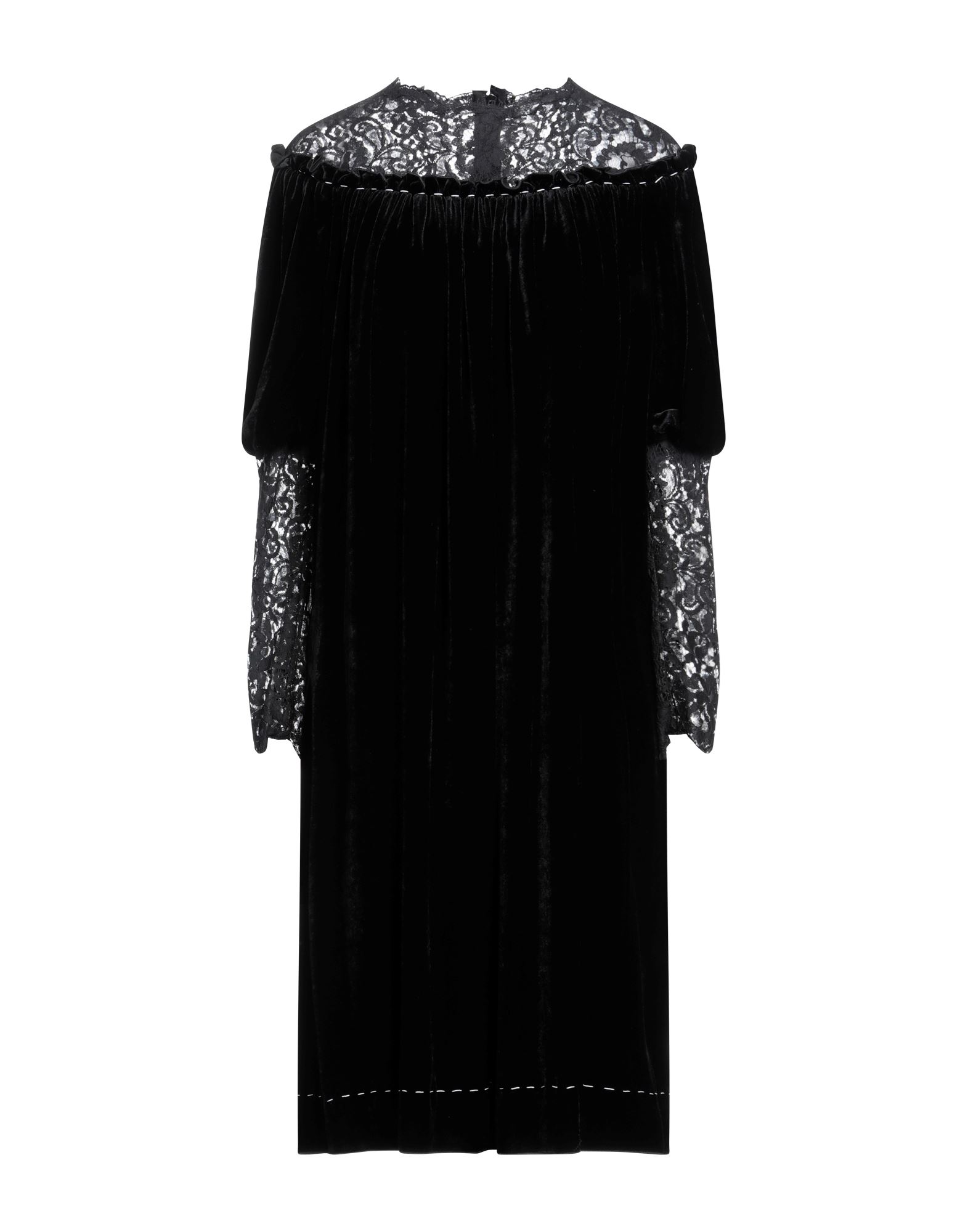 Dolce & Gabbana Woman Midi Dress Black Size 2 Viscose, Silk, Cotton, Polyamide