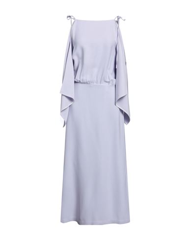 Erika Cavallini Woman Maxi Dress Lilac Size 6 Viscose, Elastane In Purple