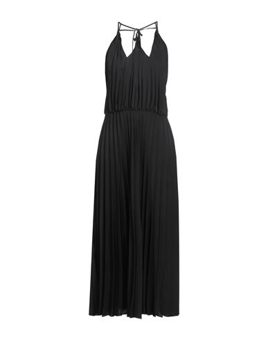 Sandro Woman Long Dress Black Size 2 Polyester