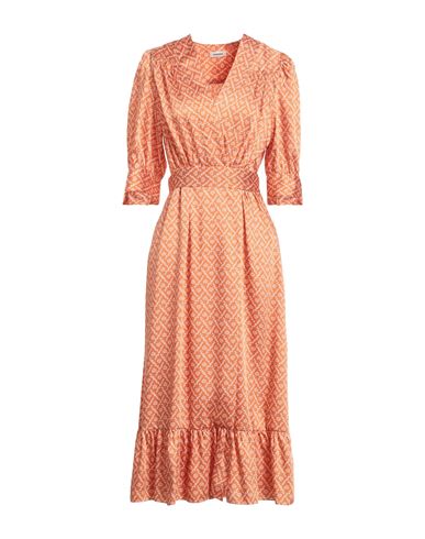 Midi-Kleid Damen Pfirsich 38 Damen