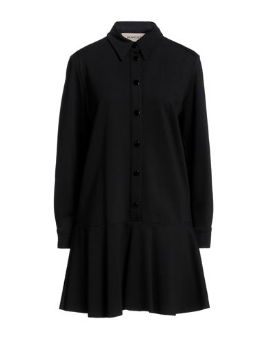 Blanca Vita Woman Mini Dress Black Size 4 Viscose, Polyamide, Elastane, Polyester