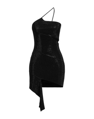Andreädamo Andreādamo Woman Mini Dress Black Size S Viscose, Polyester