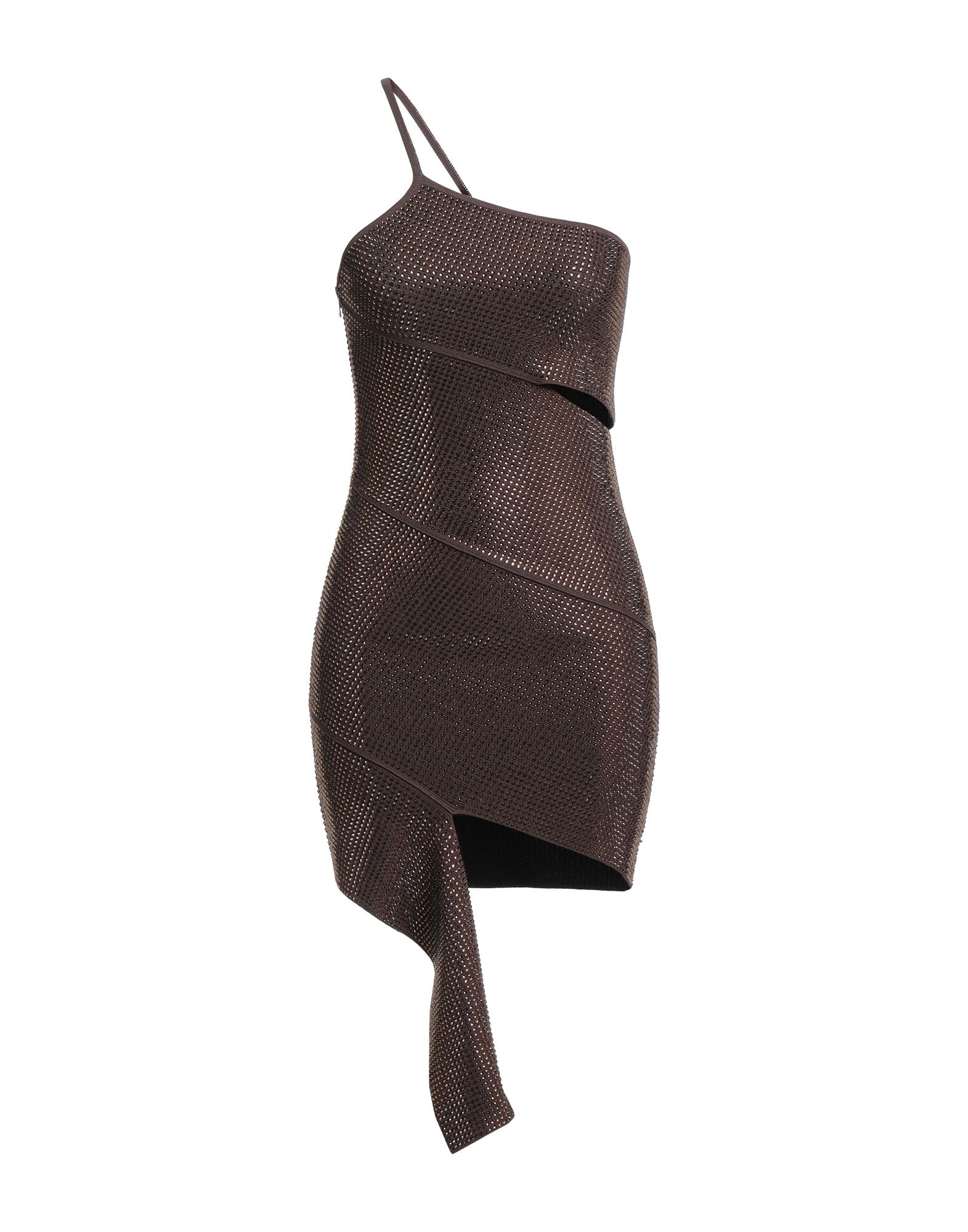 Adamo Andrea Adamo Short Dresses In Brown