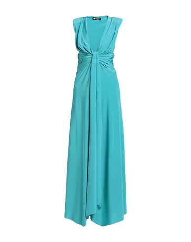 Camilla  Milano Camilla Milano Woman Maxi Dress Turquoise Size 12 Polyester, Elastane In Blue