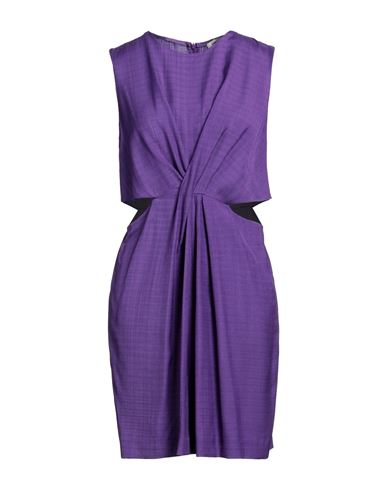 Sandro Woman Short Dress Purple Size 6 Viscose