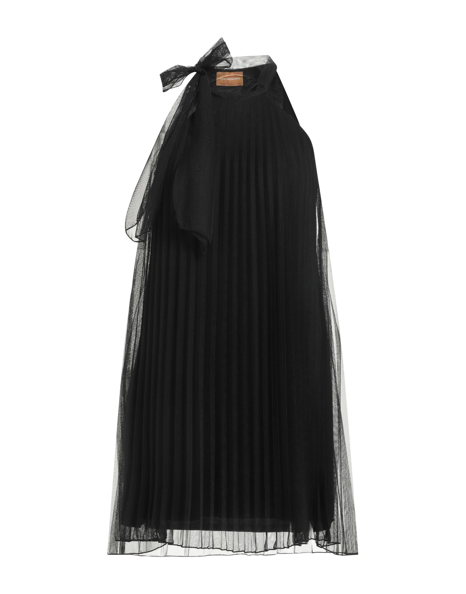 Carla Montanarini Short Dresses In Black