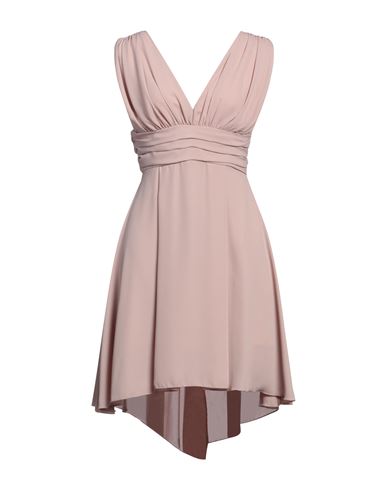 Carla Montanarini Woman Mini Dress Blush Size 6 Polyester, Elastane In Pink