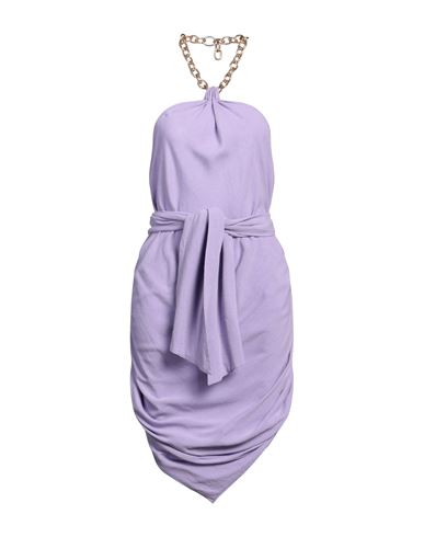 Giuseppe Di Morabito Woman Mini Dress Lilac Size 6 Viscose, Linen In Purple