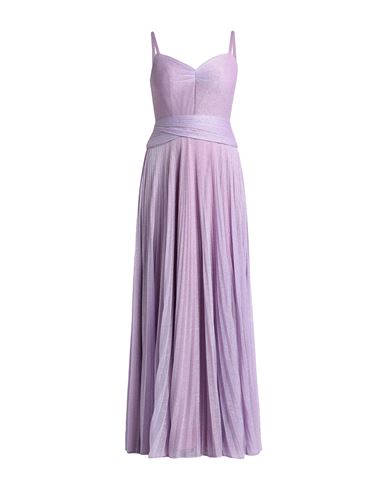 Sologioie Woman Long Dress Lilac Size 10 Polyester In Purple