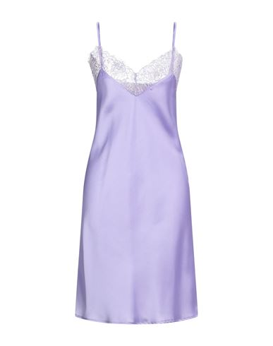 Aniye N°2 Woman Mini Dress Lilac Size M Polyester, Elastane In White