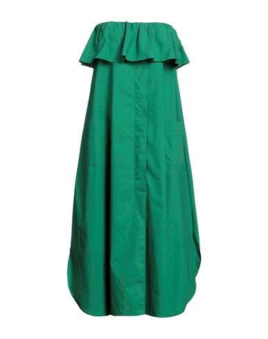 Rose A Pois Rosé A Pois Woman Midi Dress Green Size 10 Cotton