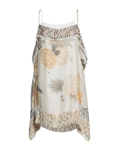 Anna Molinari Woman Short Dress Ivory Size 12 Silk, Polyester In White