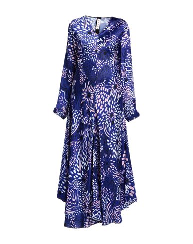 Marni Woman Long Dress Blue Size 4 Textile Fibers