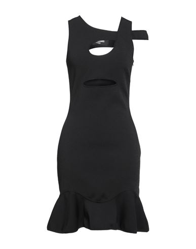 Les Hommes - Femme Woman Short Dress Black Size Xs Viscose, Polyamide, Polyester, Elastane