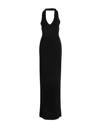 Saint Laurent Woman Maxi Dress Black Size S Wool