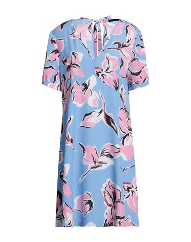 Liu •jo Woman Mini Dress Sky Blue Size 10 Polyester