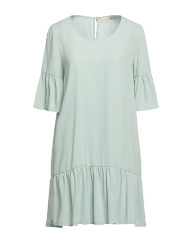 Cristina Gavioli Woman Midi Dress Light Green Size 8 Polyester