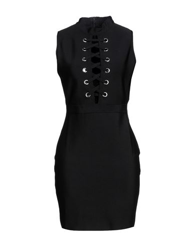 Glamorous Woman Short Dress Black Size L Polyester, Elastane