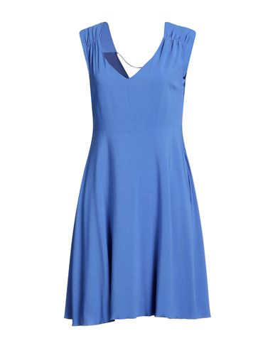 Patrizia Pepe Woman Mini Dress Blue Size 8 Viscose, Elastane