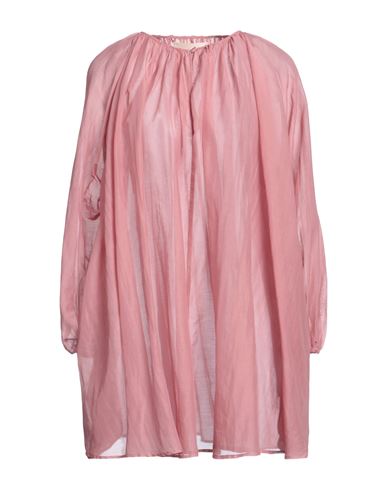 Manebi Manebí Woman Top Pastel Pink Size L Cotton, Silk