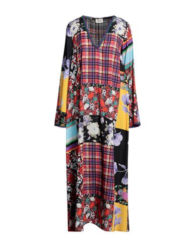 Akep Woman Long Dress Purple Size 6 Polyester, Viscose
