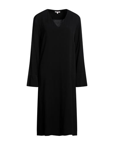 Shop Brian Dales Woman Midi Dress Black Size 10 Viscose