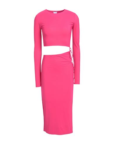 Sequin Lace-trim Mini Slip Dress Woman Mini dress Purple Size 8 Polyester, Elastane