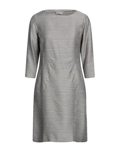 Rosso35 Woman Mini Dress Grey Size 4 Viscose, Polyamide, Silk
