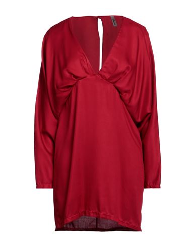 Souvenir Woman Short Dress Red Size S Viscose
