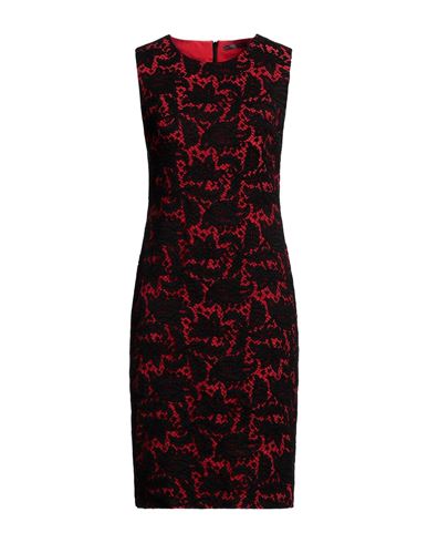 Alexander Mcqueen Woman Midi Dress Red Size 6 Cotton, Viscose, Polyamide, Silk