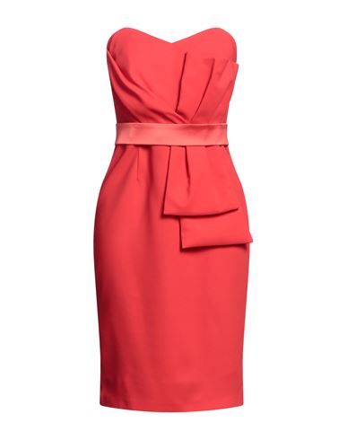 Camilla  Milano Camilla Milano Woman Mini Dress Red Size 6 Polyester, Nylon, Elastane