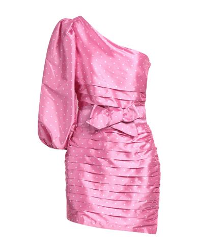 Loveshackfancy Woman Short Dress Fuchsia Size 8 Polyester In Pink