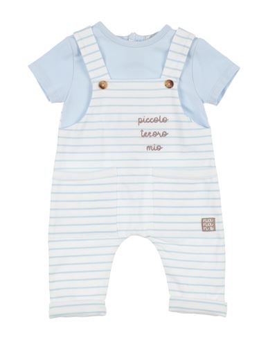 Nanán Newborn Boy Baby Jumpsuits & Overalls Sky Blue Size 3 Cotton, Elastane