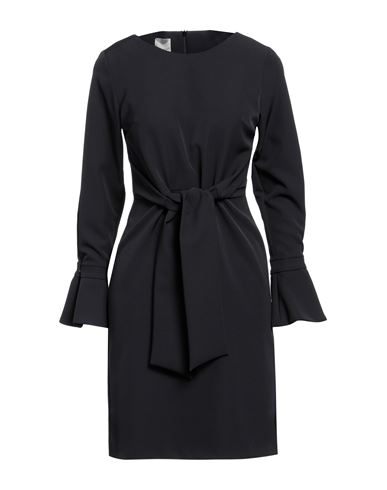 Camicettasnob Woman Mini Dress Black Size 12 Polyester, Elastic Fibres