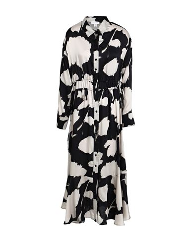 Topshop Woman Long Dress Black Size 2 Polyester