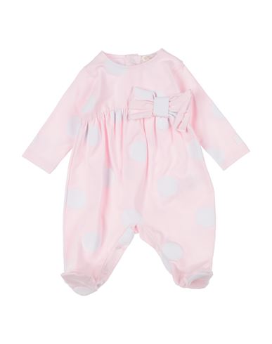 Nanán Newborn Girl Baby Jumpsuits Pink Size 3 Cotton, Elastane
