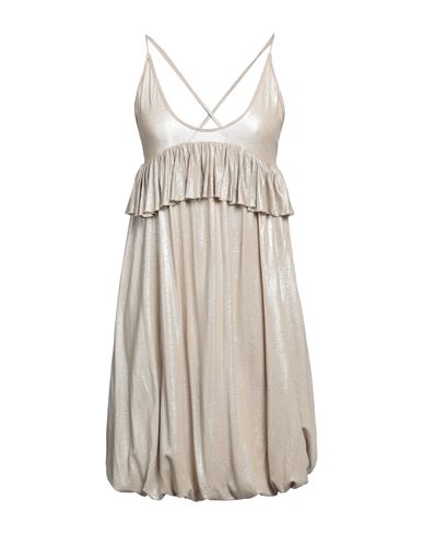 Stella Mccartney Woman Mini Dress Sand Size 0-2 Viscose, Linen In Beige