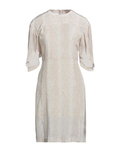 Liviana Conti Woman Mini Dress Cream Size 6 Acetate, Silk In White