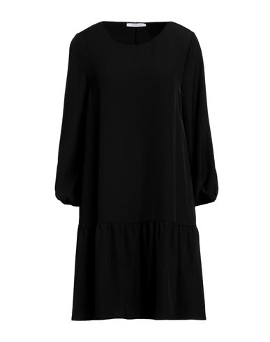 Bellwood Woman Mini Dress Black Size L Polyester, Elastane