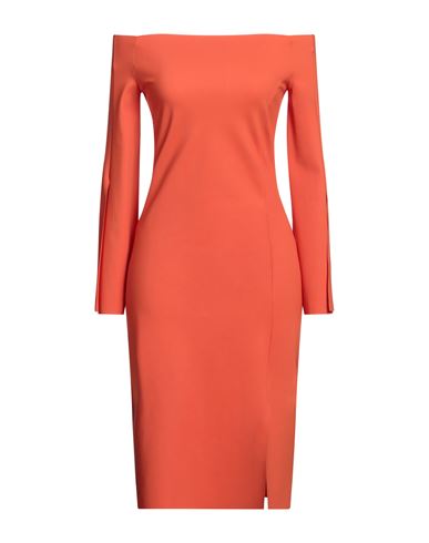 Chiara Boni La Petite Robe Woman Midi Dress Orange Size 4 Polyamide, Elastane