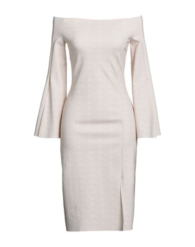 Chiara Boni La Petite Robe Woman Midi Dress Beige Size 6 Polyamide, Elastane