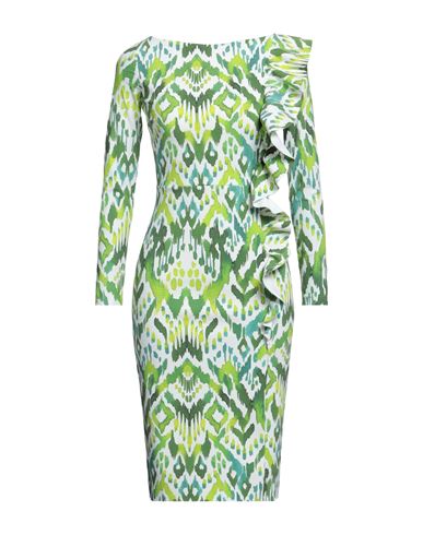 Chiara Boni La Petite Robe Woman Midi Dress Green Size 8 Polyamide, Elastane